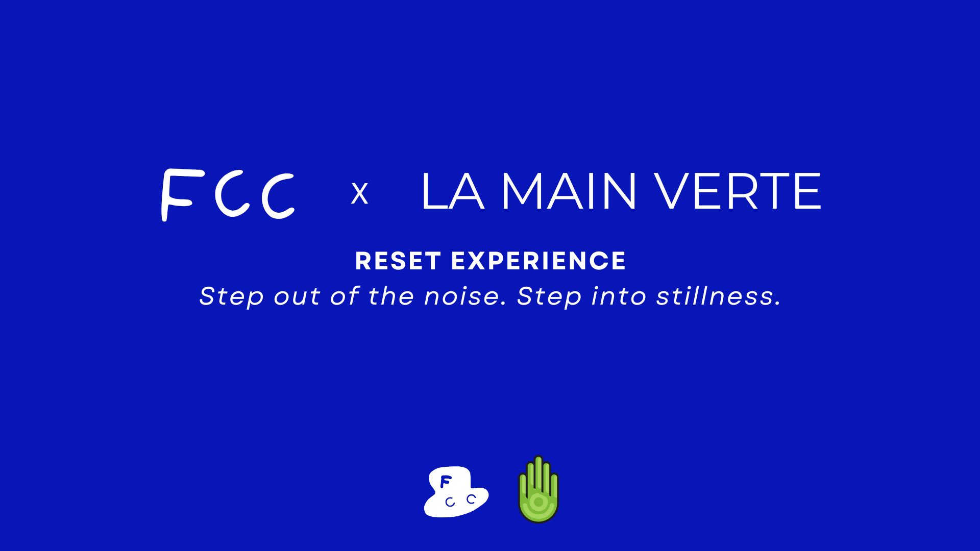 Fcc X La Main Verte - Reset Experience Cover
