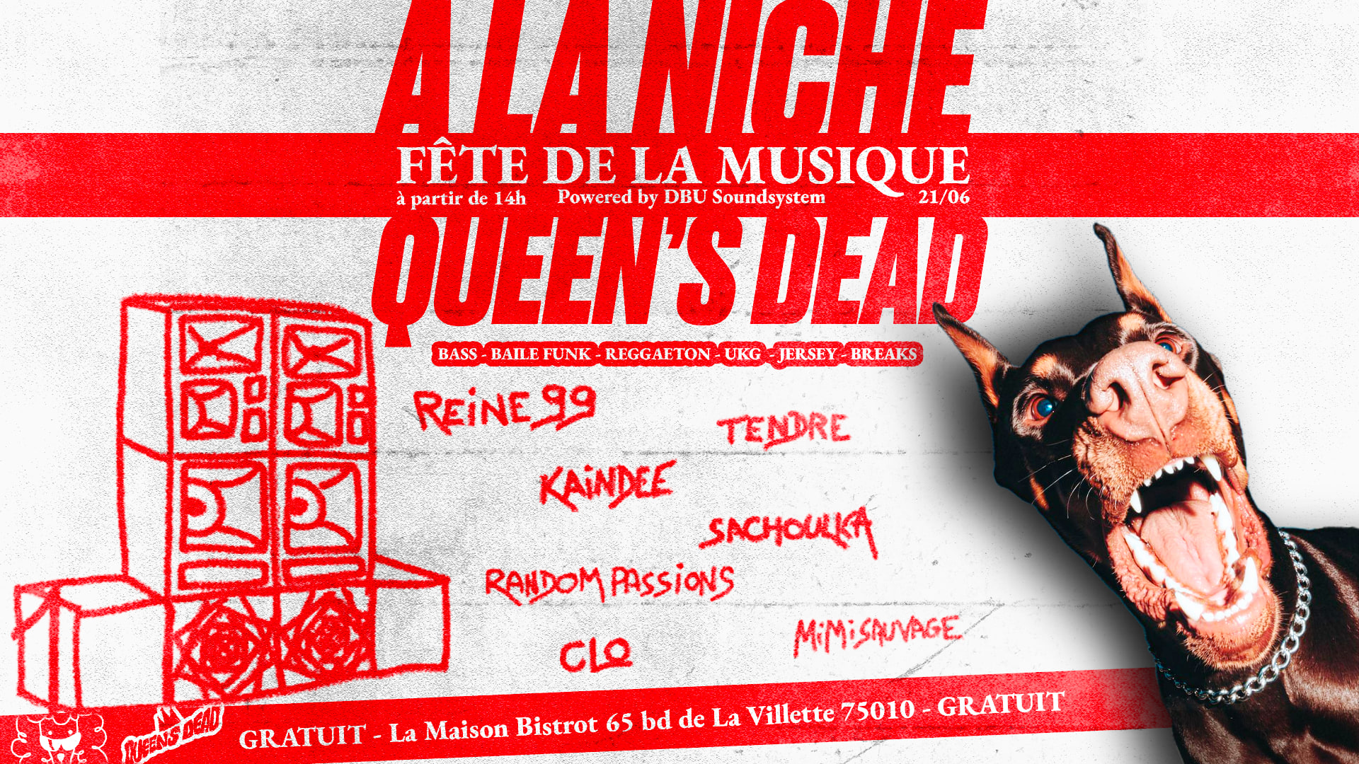 A La Niche X Queen's Dead - Fête De La Musique Cover