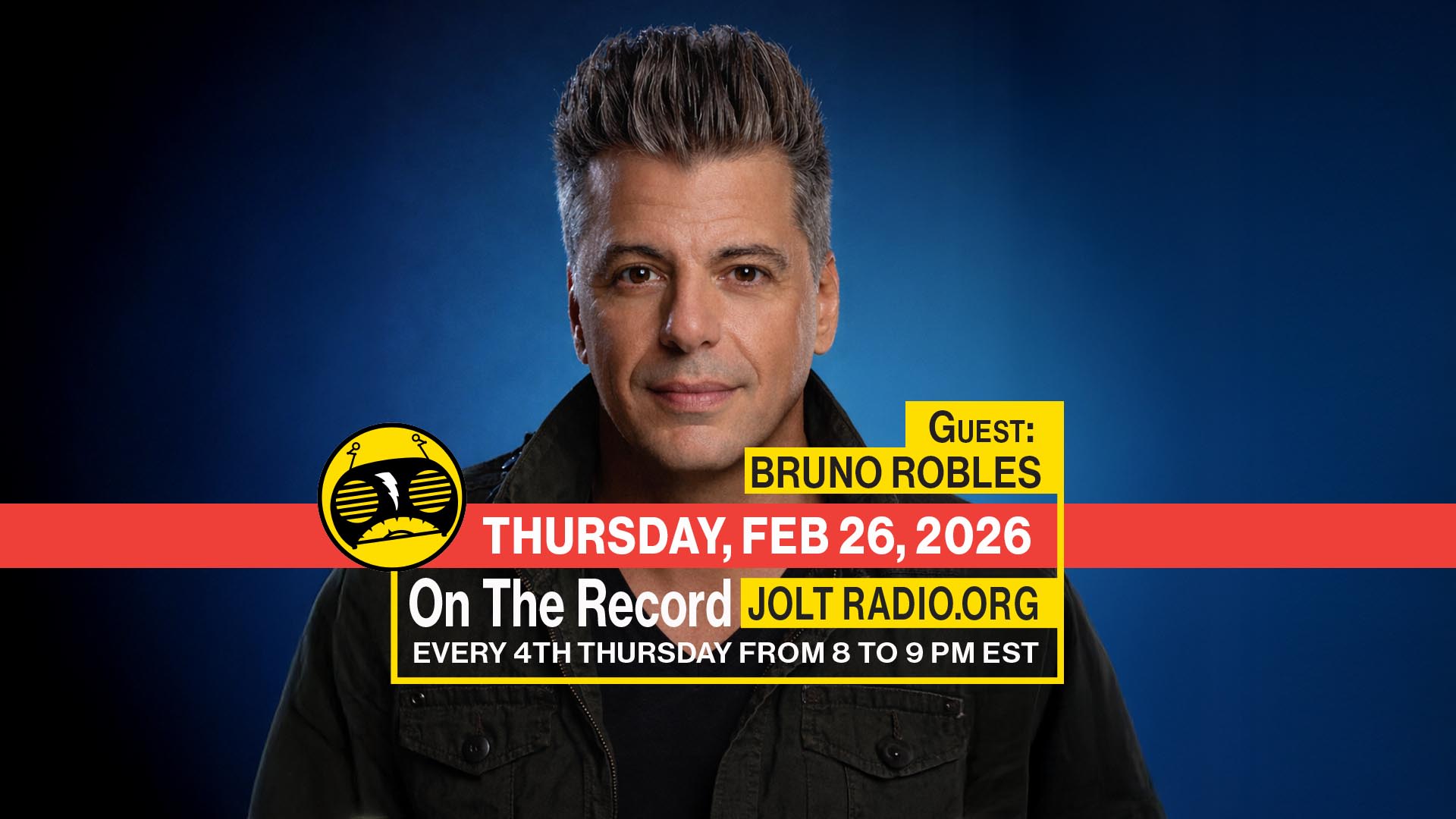 Jolt Radio: On The Record ( Guest: Bruno Robles ) Cover