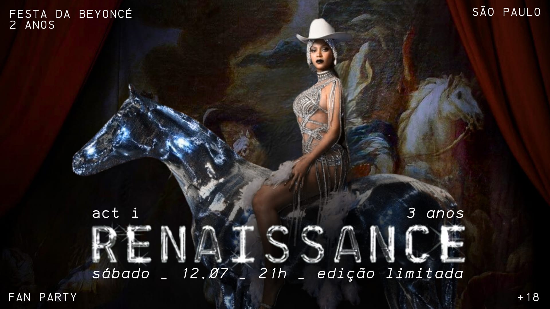 2 Anos Festa Da Beyoncé × Act I Renaissance  - 3 Anos Cover