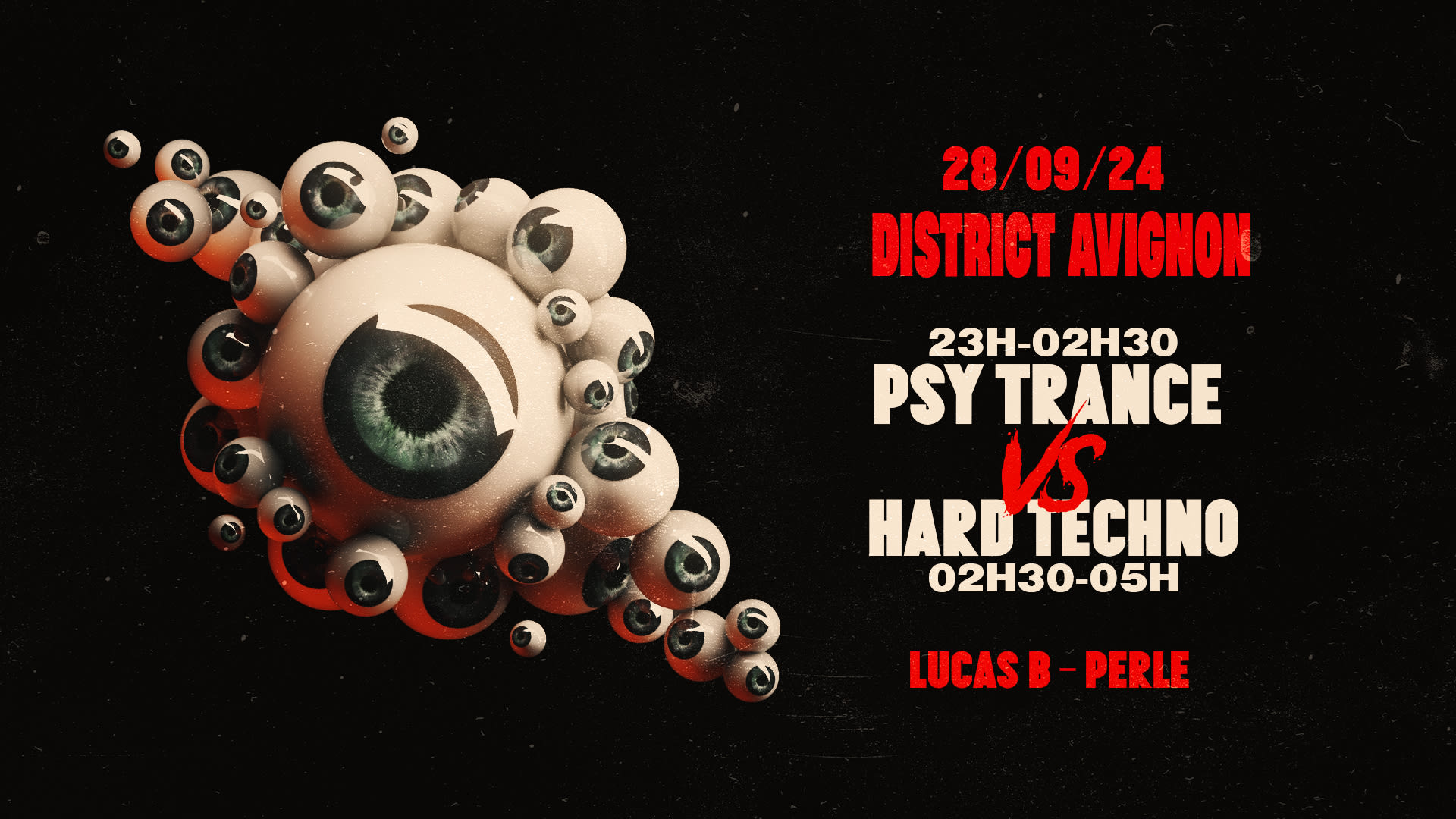 Psy Trance Vs Hard Techno - Perle - Lucas B Cover