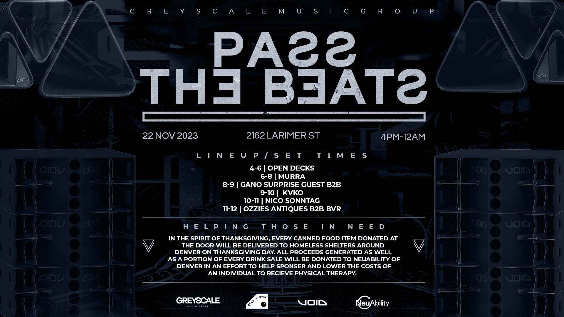 Pass The Beats: A Philanthropic Event Cover