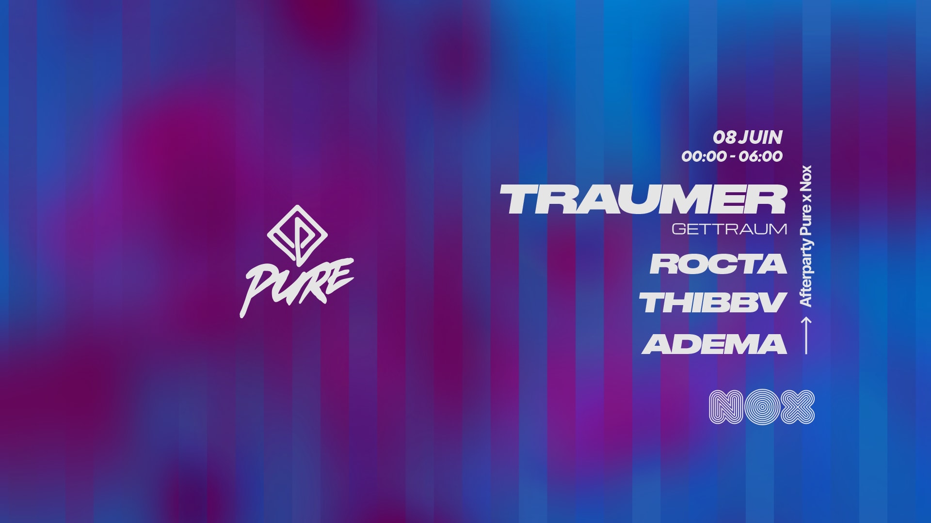 Pure X Nox : Traumer, Adema, Rocta & Thibbv Cover