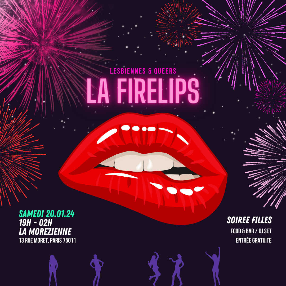 La Firelips - Soirée Filles Lesbiennes Et Queers Cover