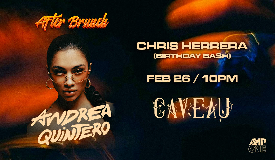 After Brunch Presents: Andrea Quintero At Caveau Cover