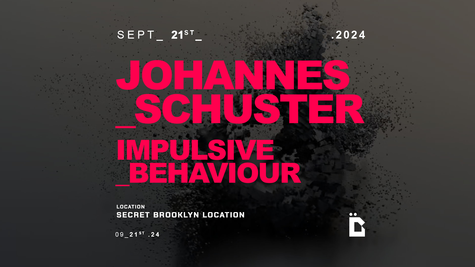 Agape Presents : Johannes Schuster  + Impulsive Behaviour Cover
