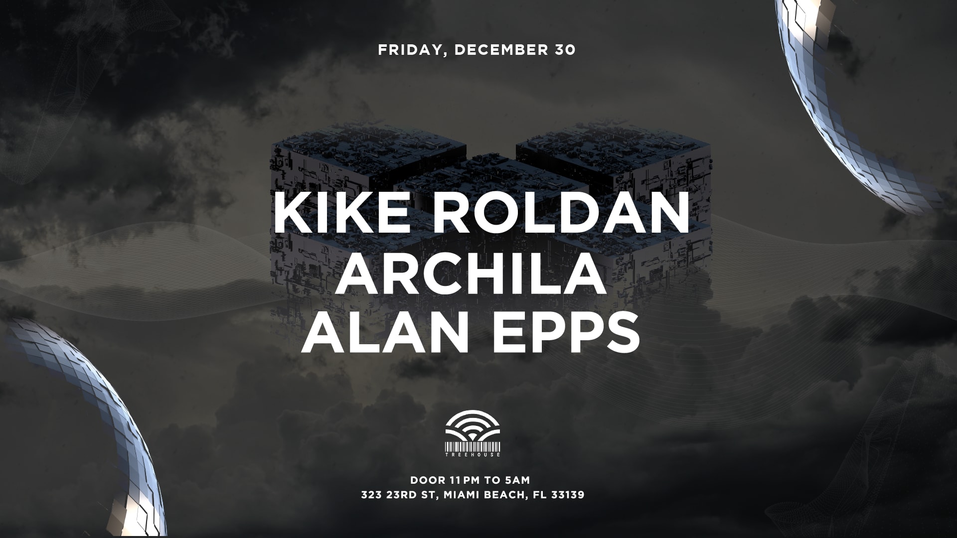 Kike Roldan, Archila & Alan Epps At Treehouse Cover
