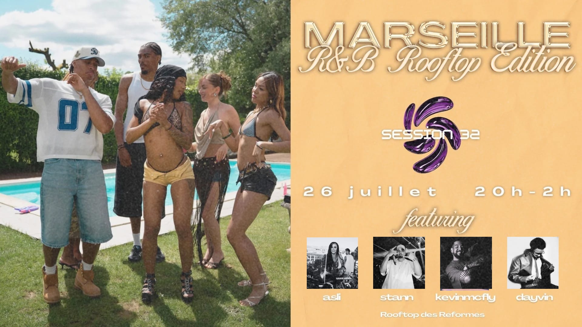 Session 32 R&B Party Marseille : Rooftop Season Cover