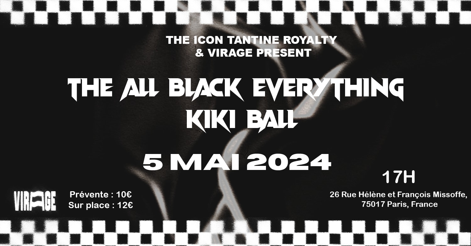 The All Black Everything : Kiki Ball Cover