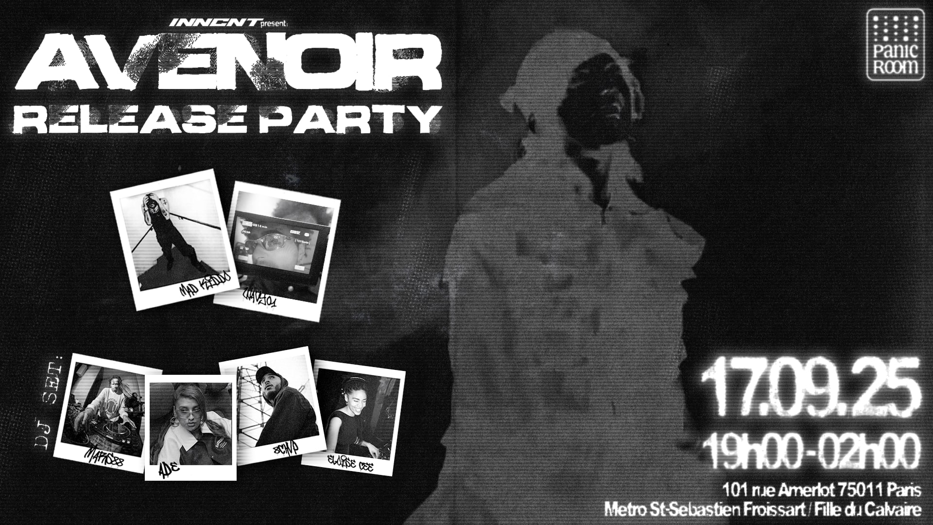 Inncnt Présente : Avenoir Release Party Cover