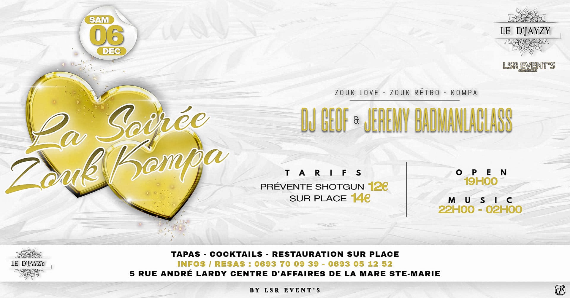 Soirée Zouk Kompa - By Lsr Event's Cover