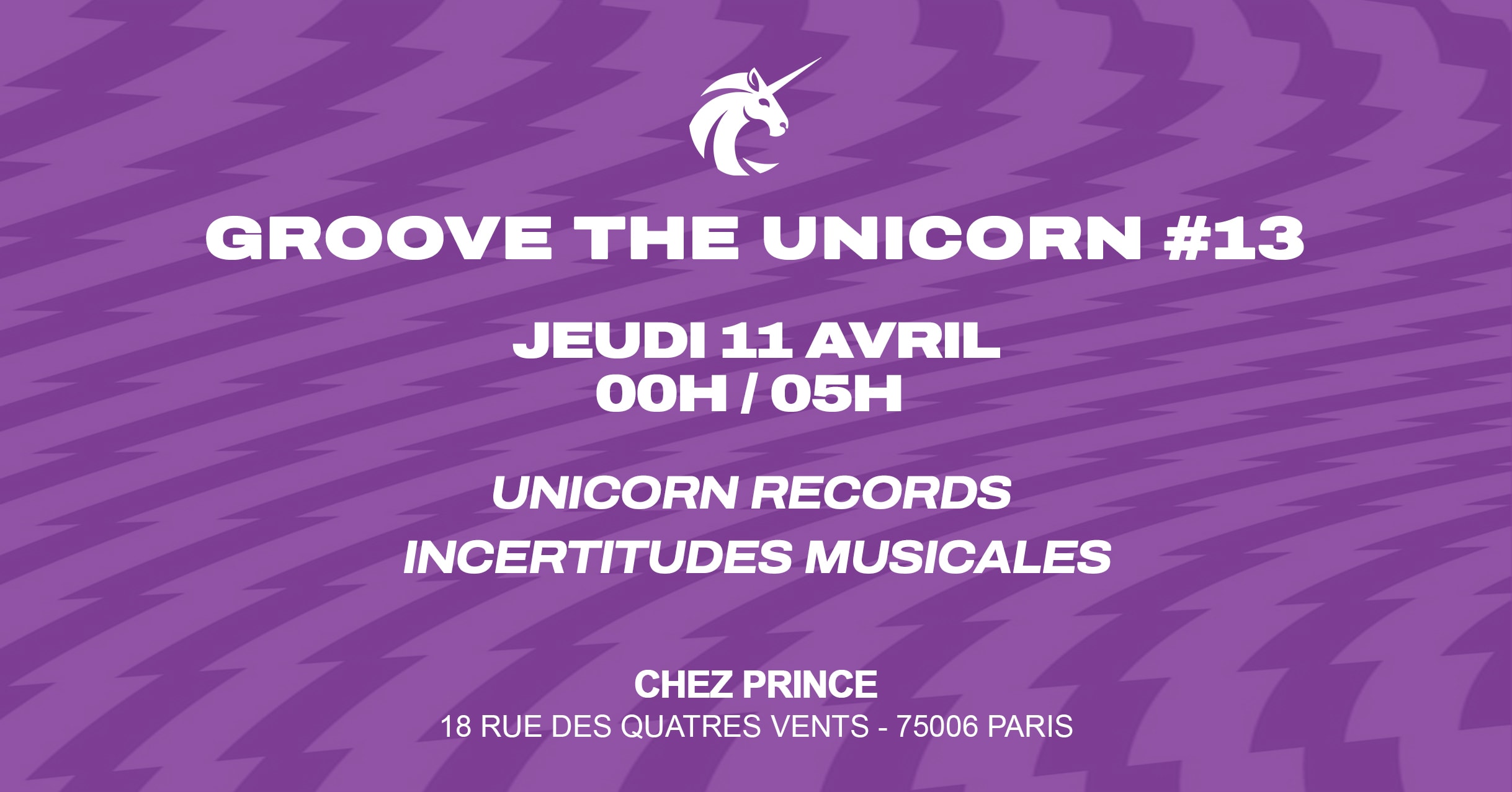 Groove The Unicorn #13 - Feat Incertitudes Musicales Cover