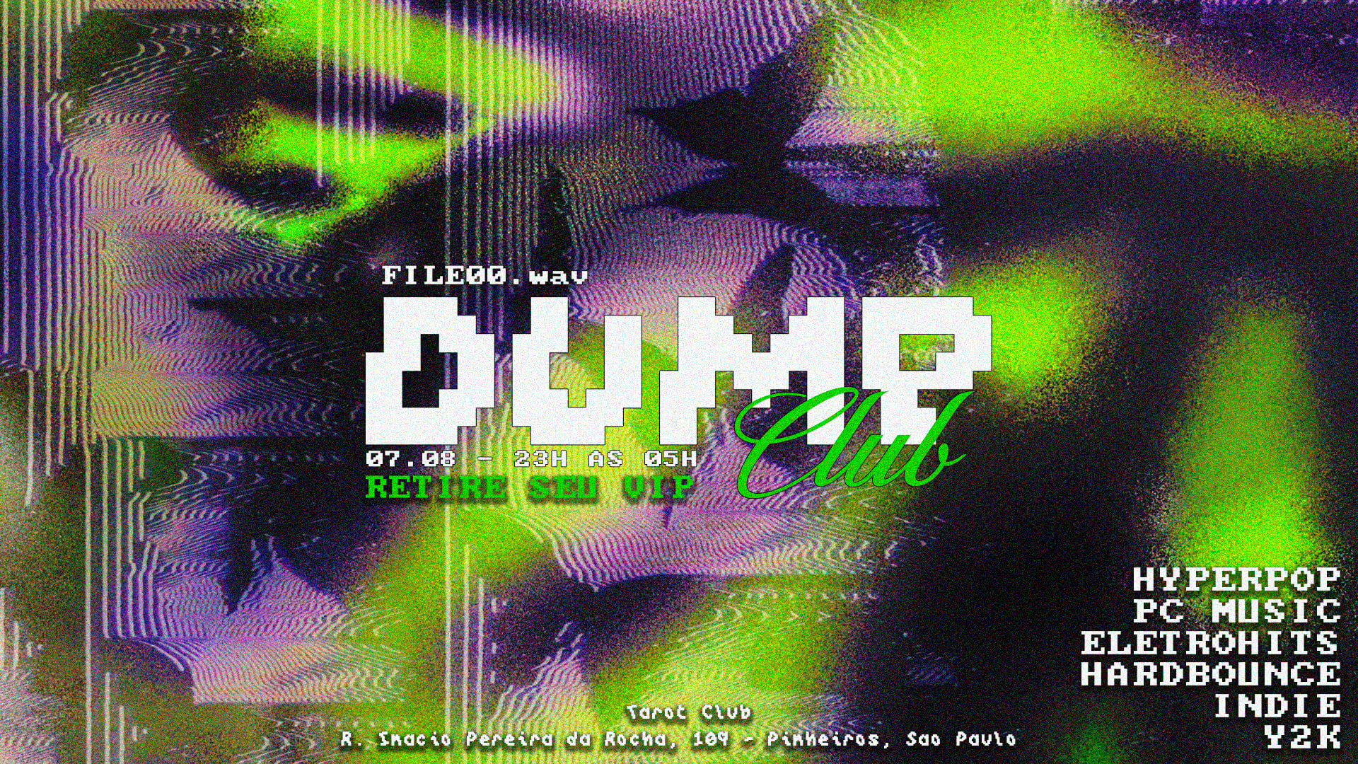 Dump - Hyperpop, Eletrohits, Y2k & Indie Cover