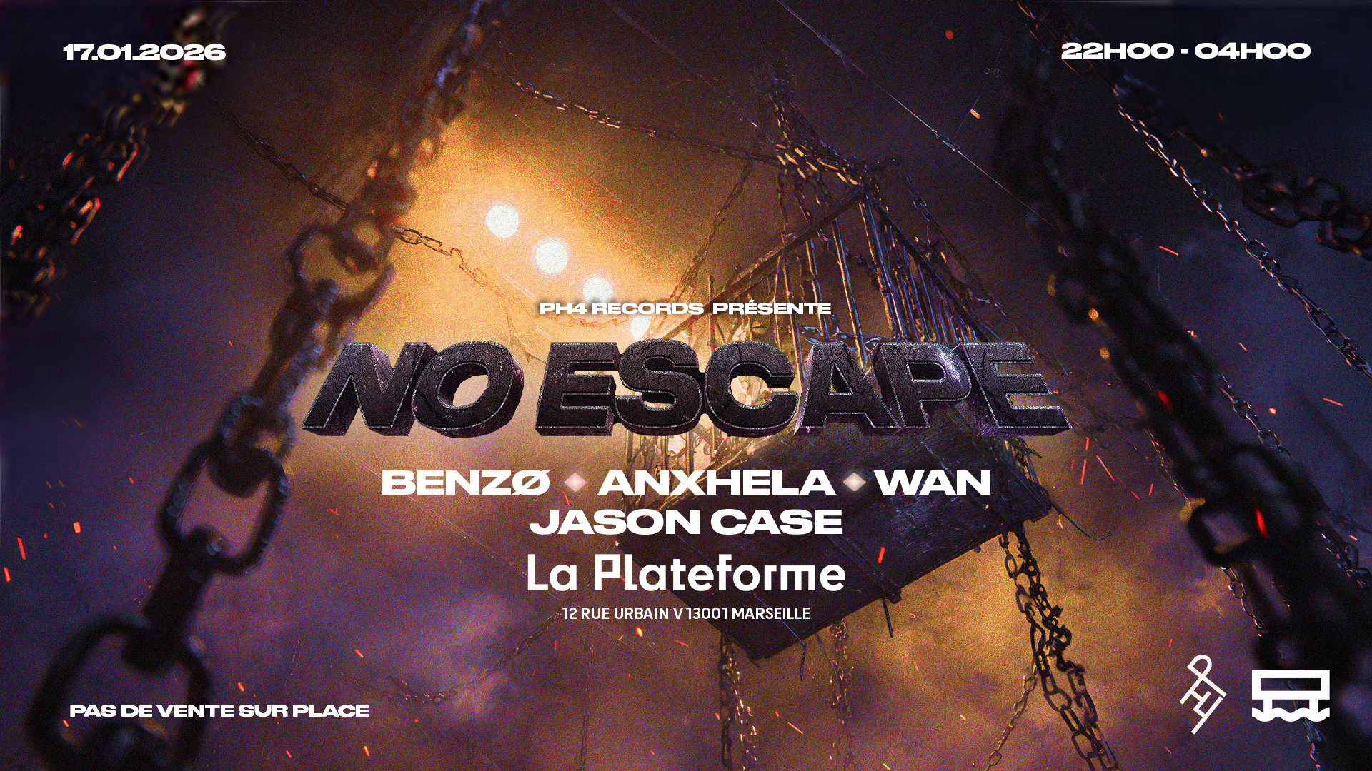 Ph4 Records Présente : No Escape Act II - La Plateforme Cover