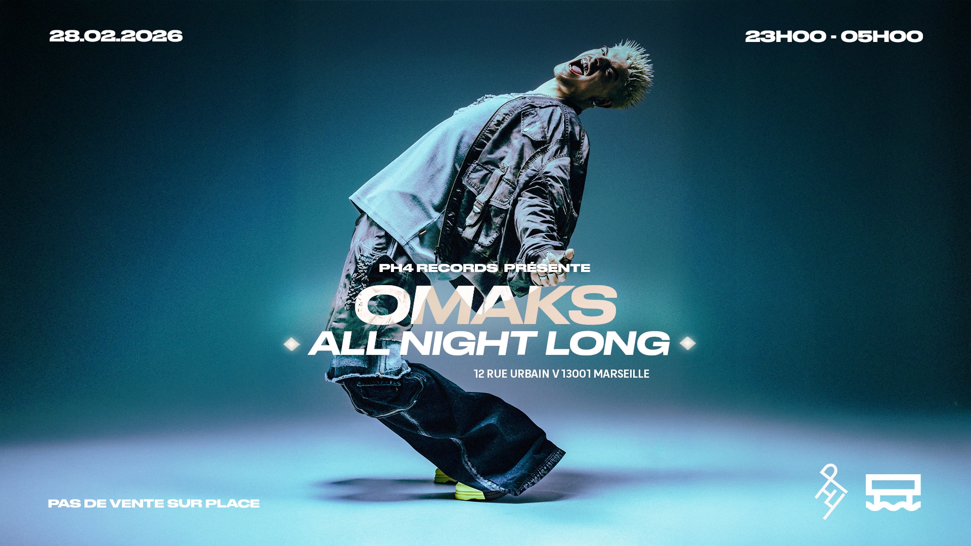 Ph4 Records Présente : Omaks All Night Long Cover