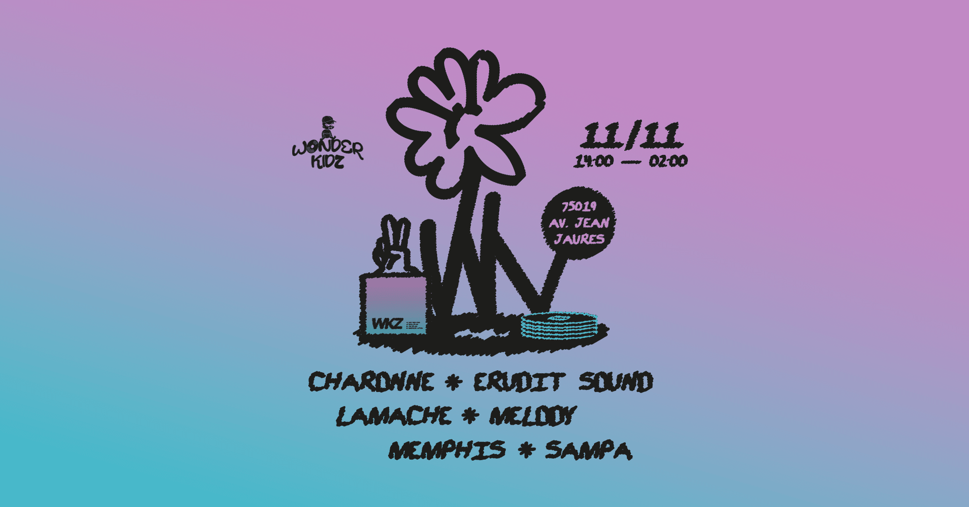 Wonder Kidz : Lamache, Charonne, Melody, Erudit Sound Cover