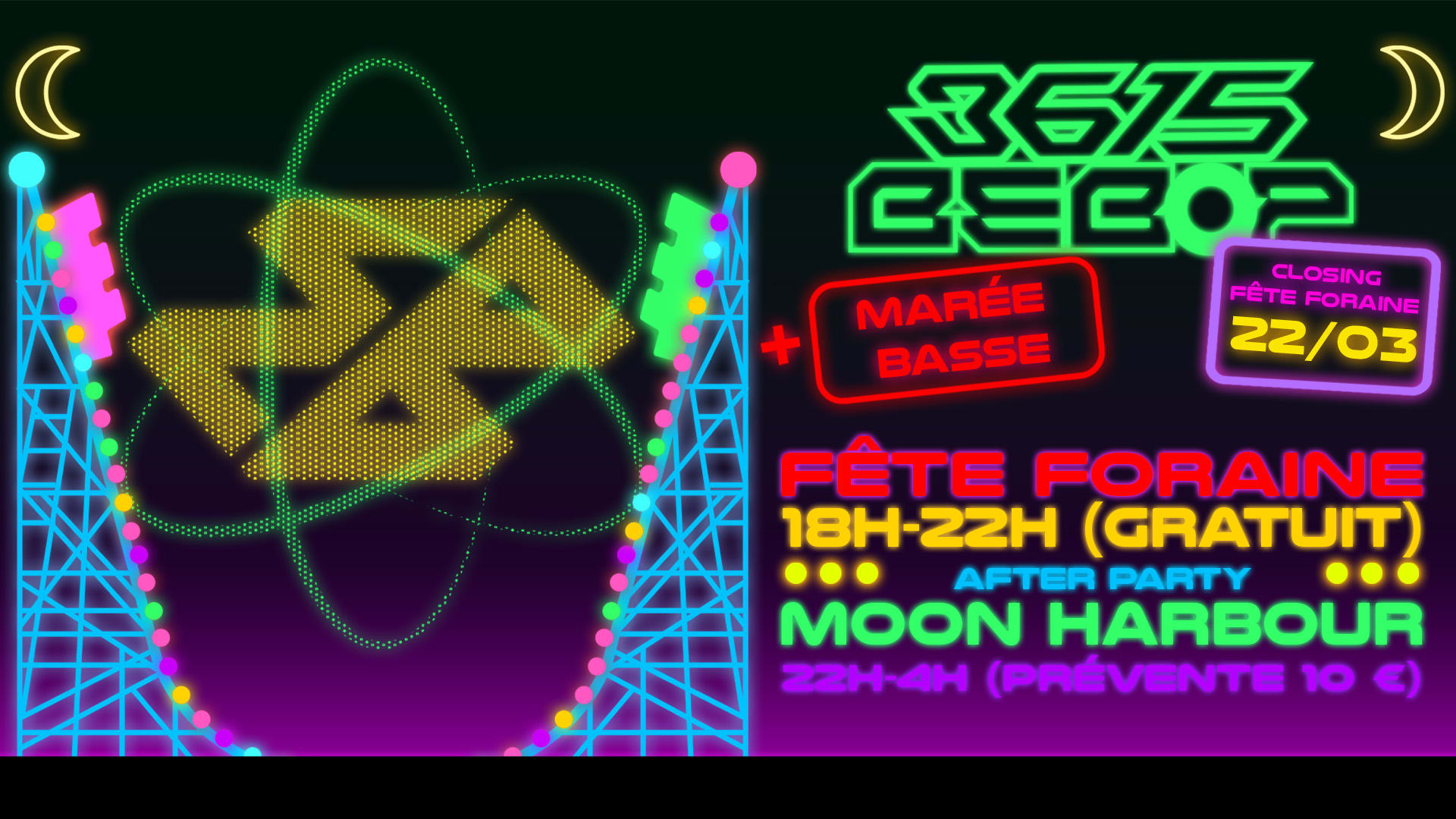 3615bebop X Marée Basse - After Fête Foraine @ Moon Harbour Cover