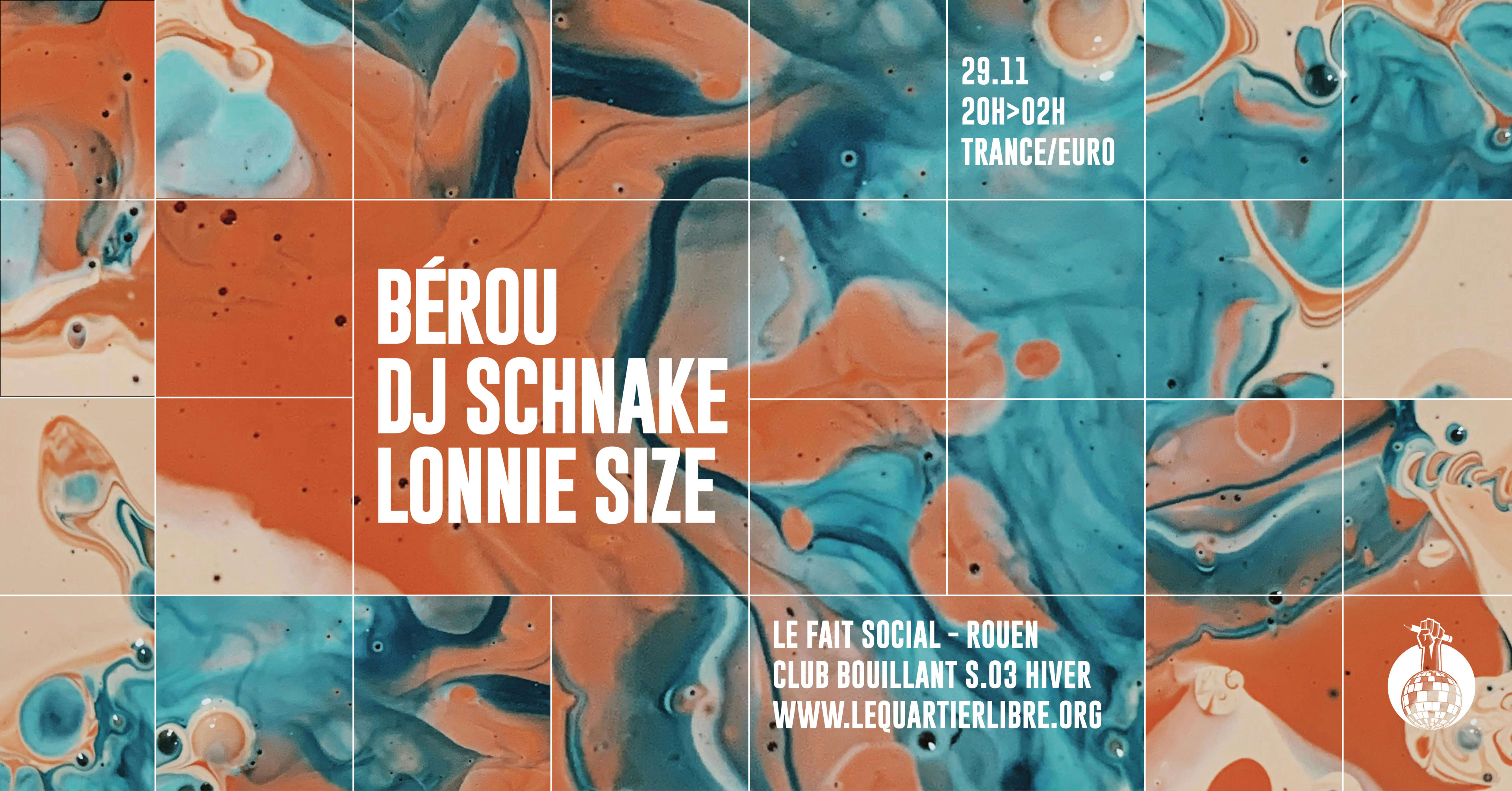 Club Bouillant - Dj Schnake · Bérou · Lonnie Size Cover