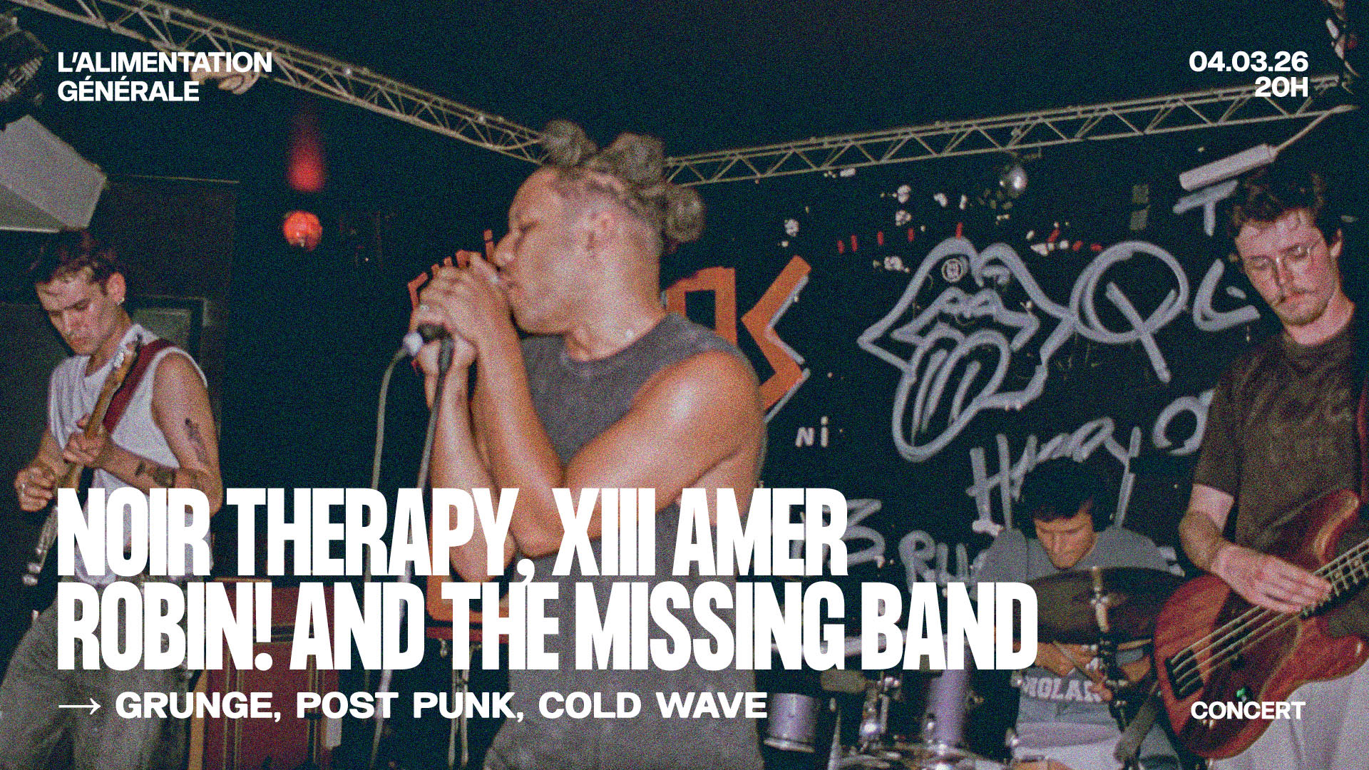 Noir Therapy, XIII Amer, Robin! And The Missing Band Cover