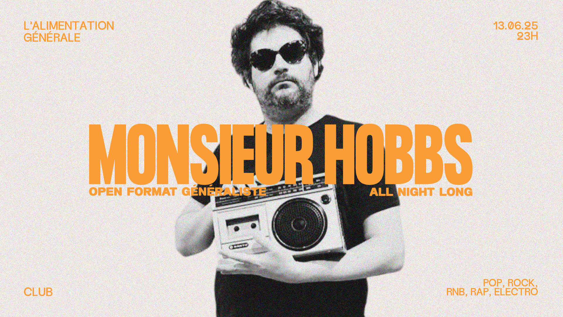 Monsieur Hobbs All Night Long Cover