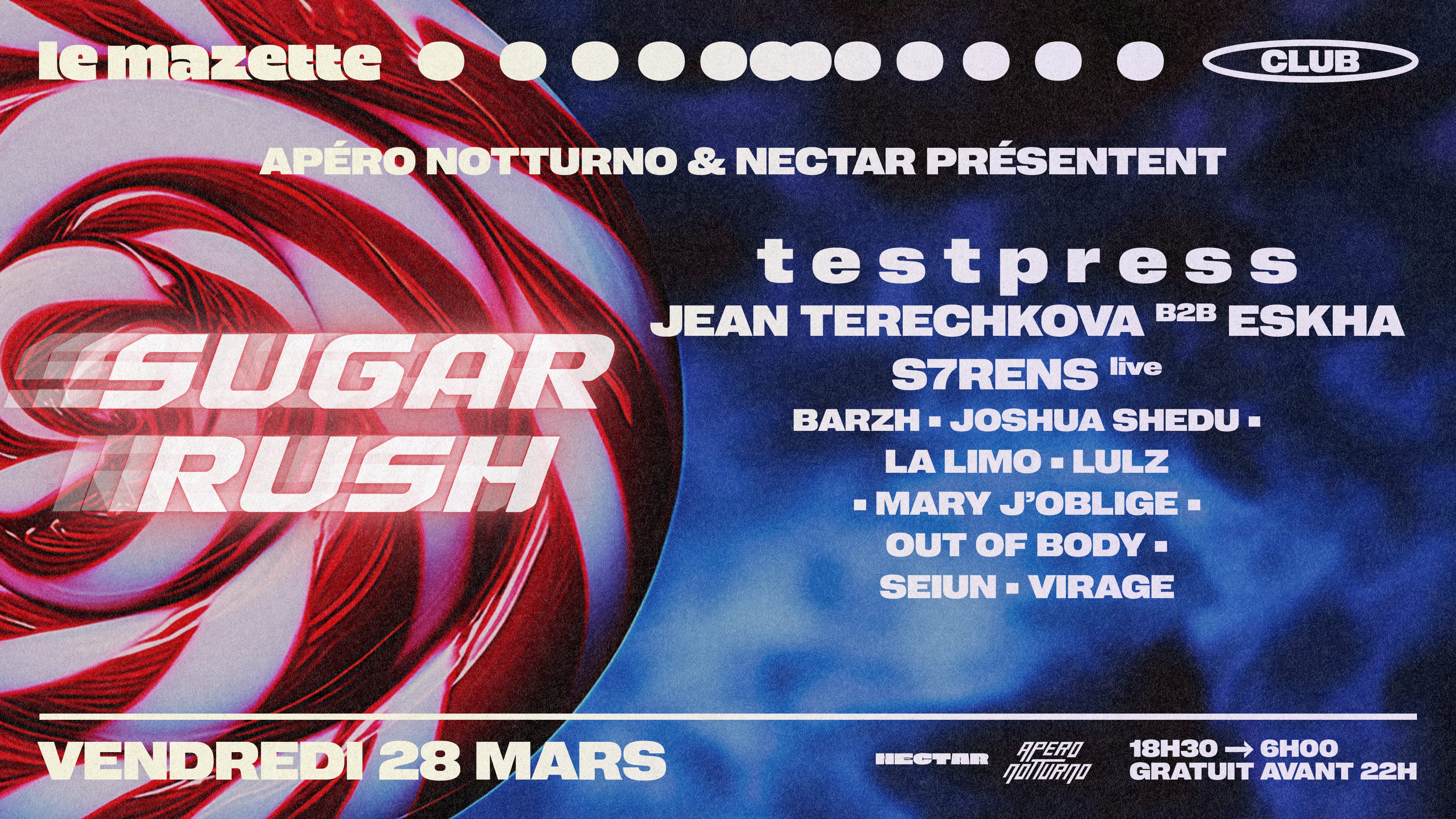 Sugar Rush: Testpress • Jean Terechkova • Eskha • S7rens Cover