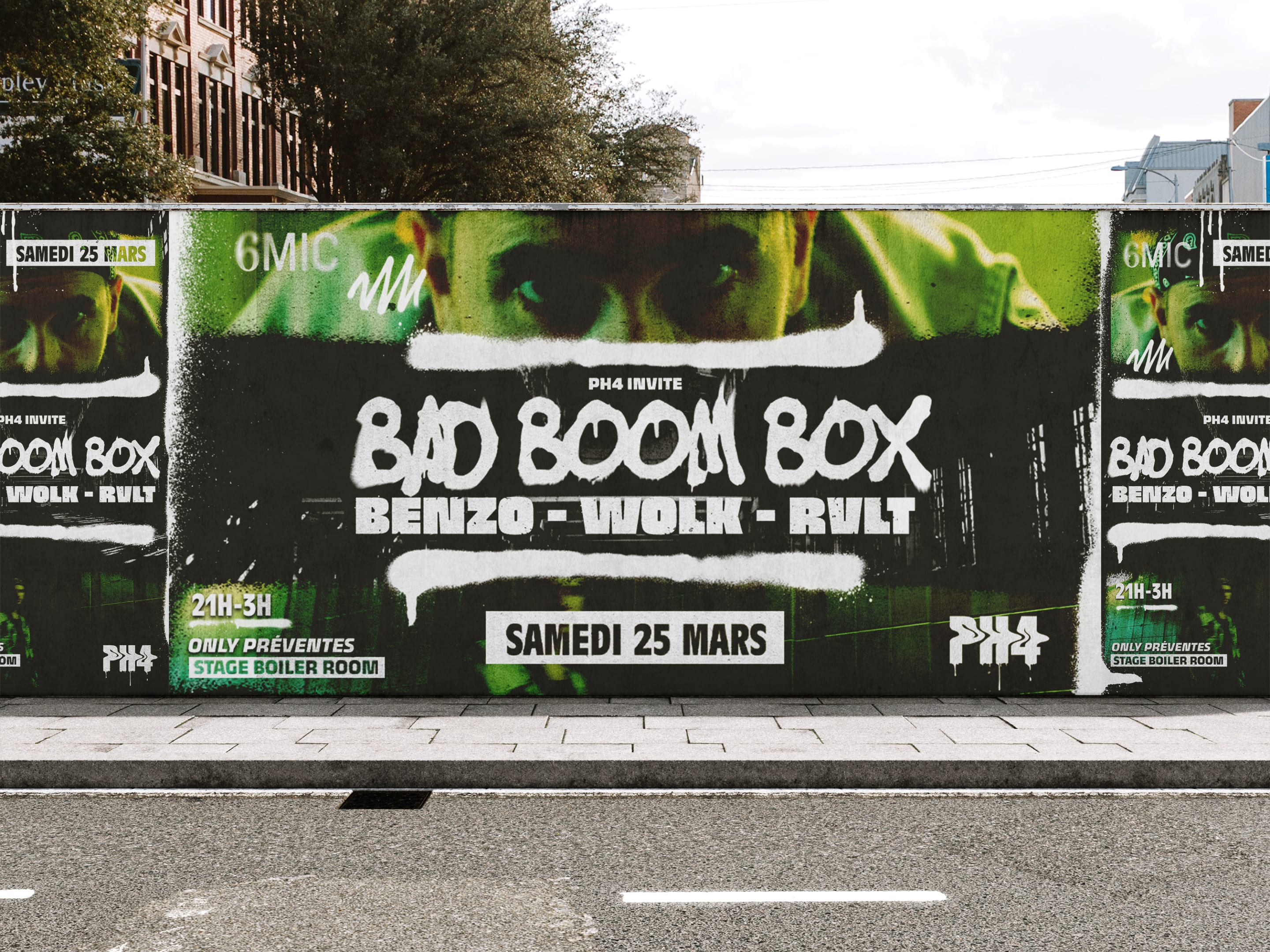 Ph4 Invite Bad Boom Box Cover