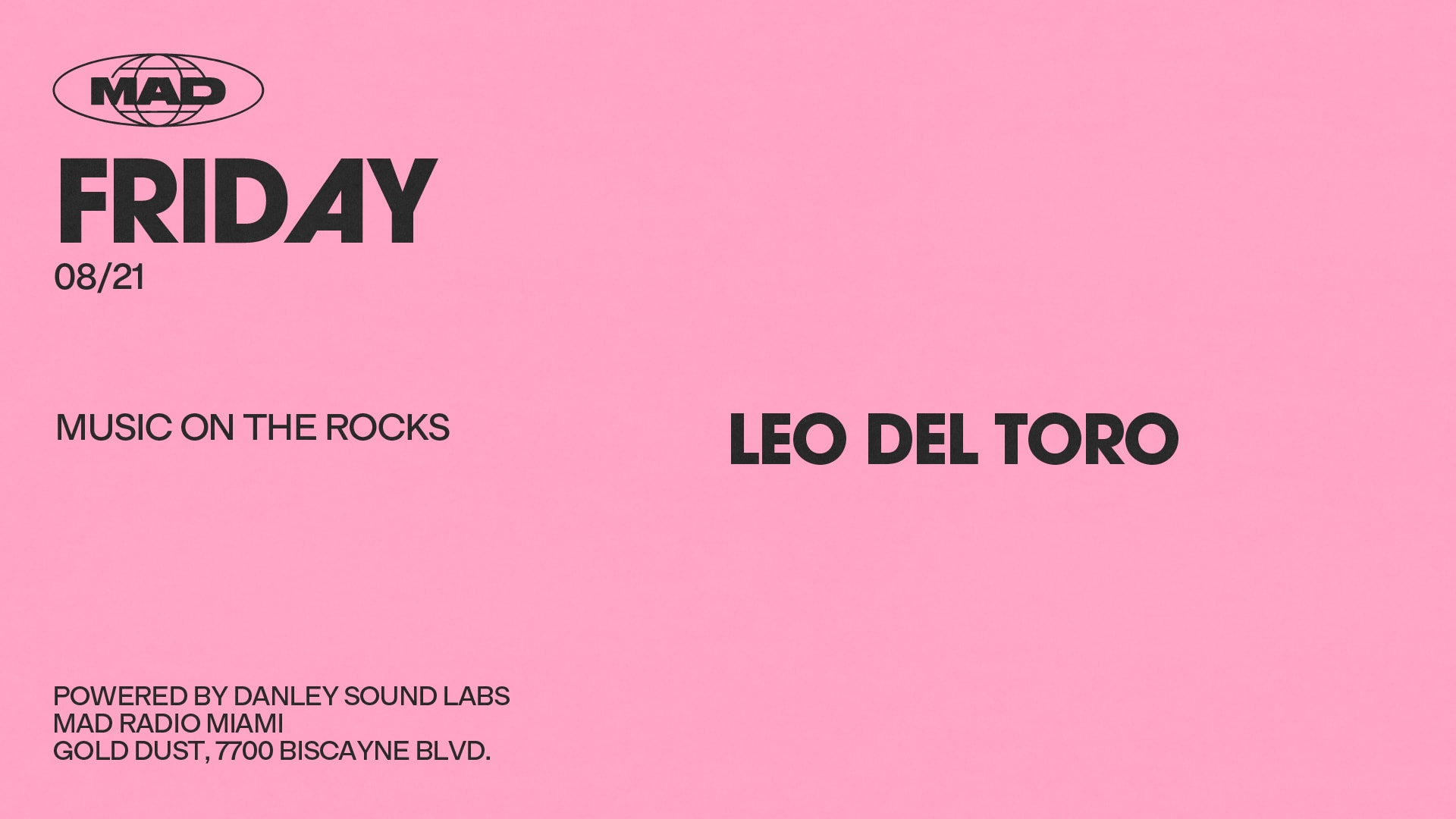 Music On The Rocks: Leo Del Toro Cover