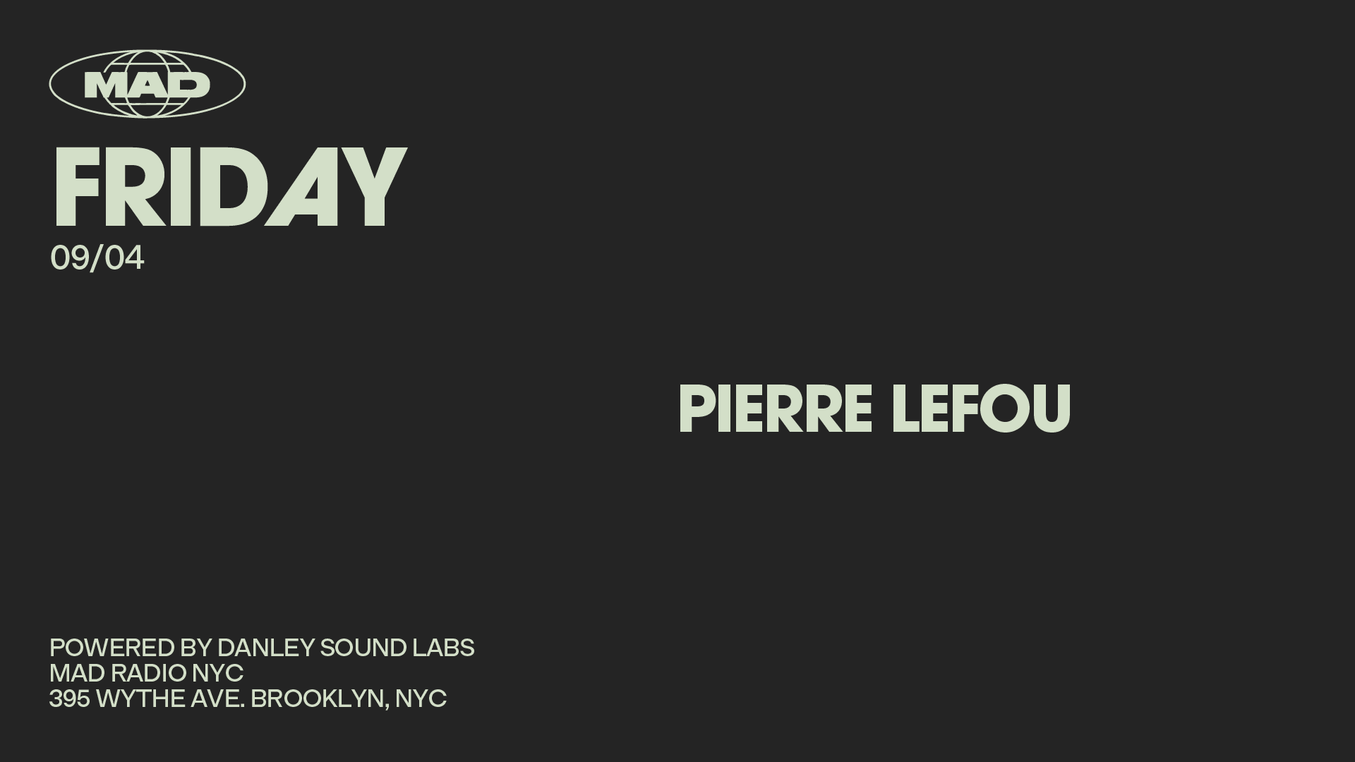Memorial Weekend: Pierre Lefou Cover
