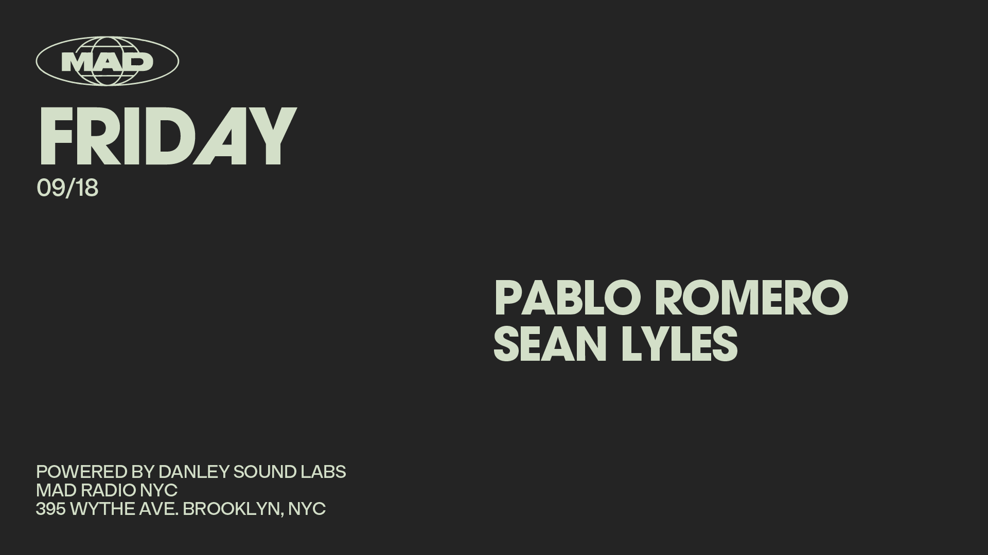 Pablo Romero / Sean Lyles Cover
