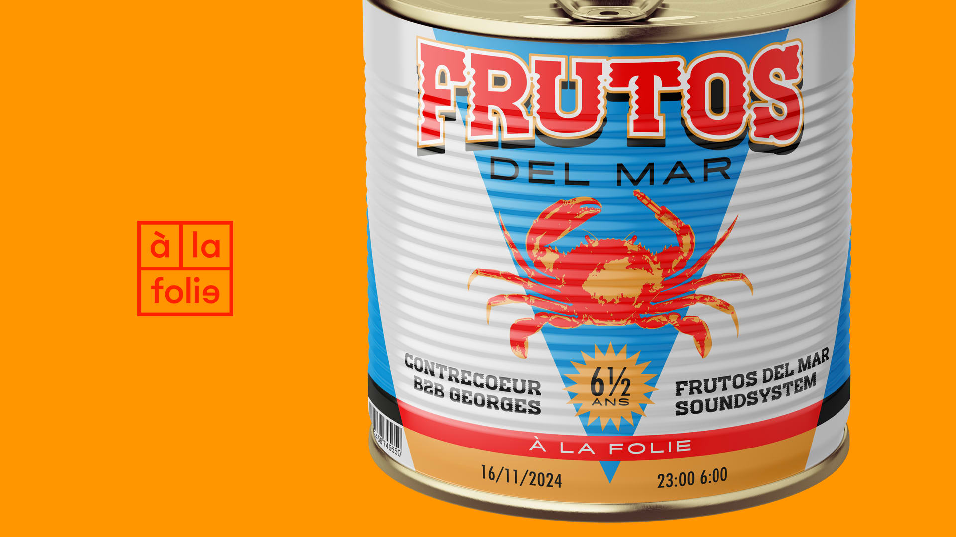 Frutos Del Mar Invite Contrecœur & Georges 🎂 Cover