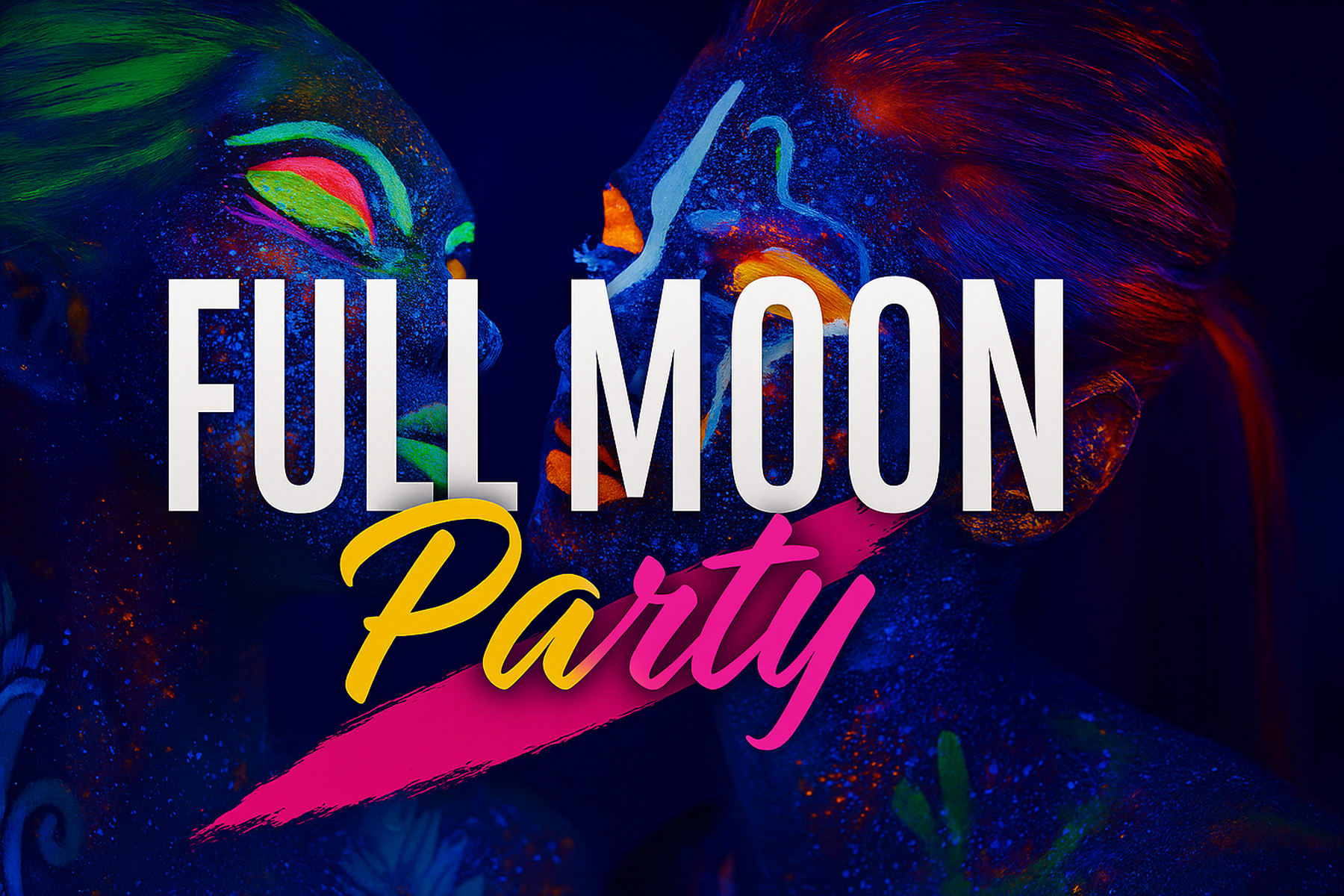 Full Moon Fluo Party Cover