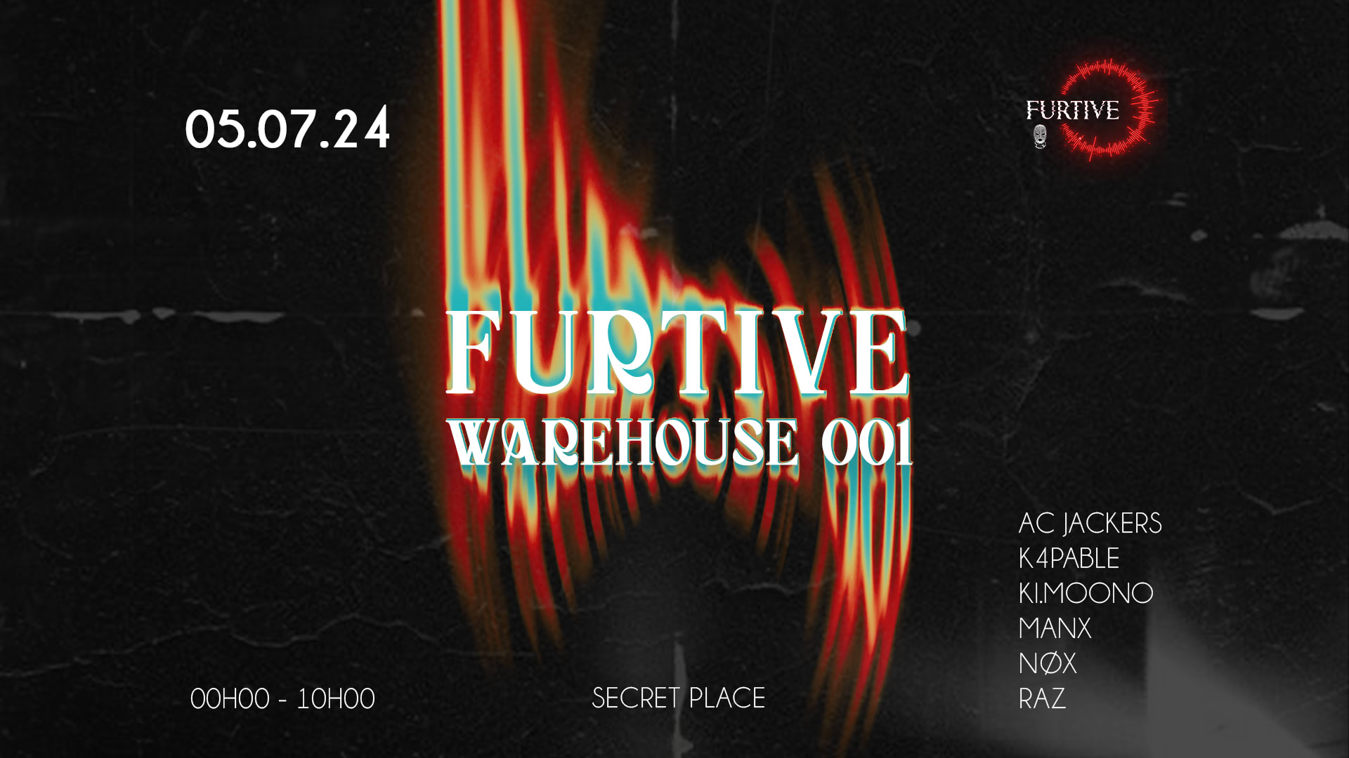Furtive : Warehouse 001 Cover