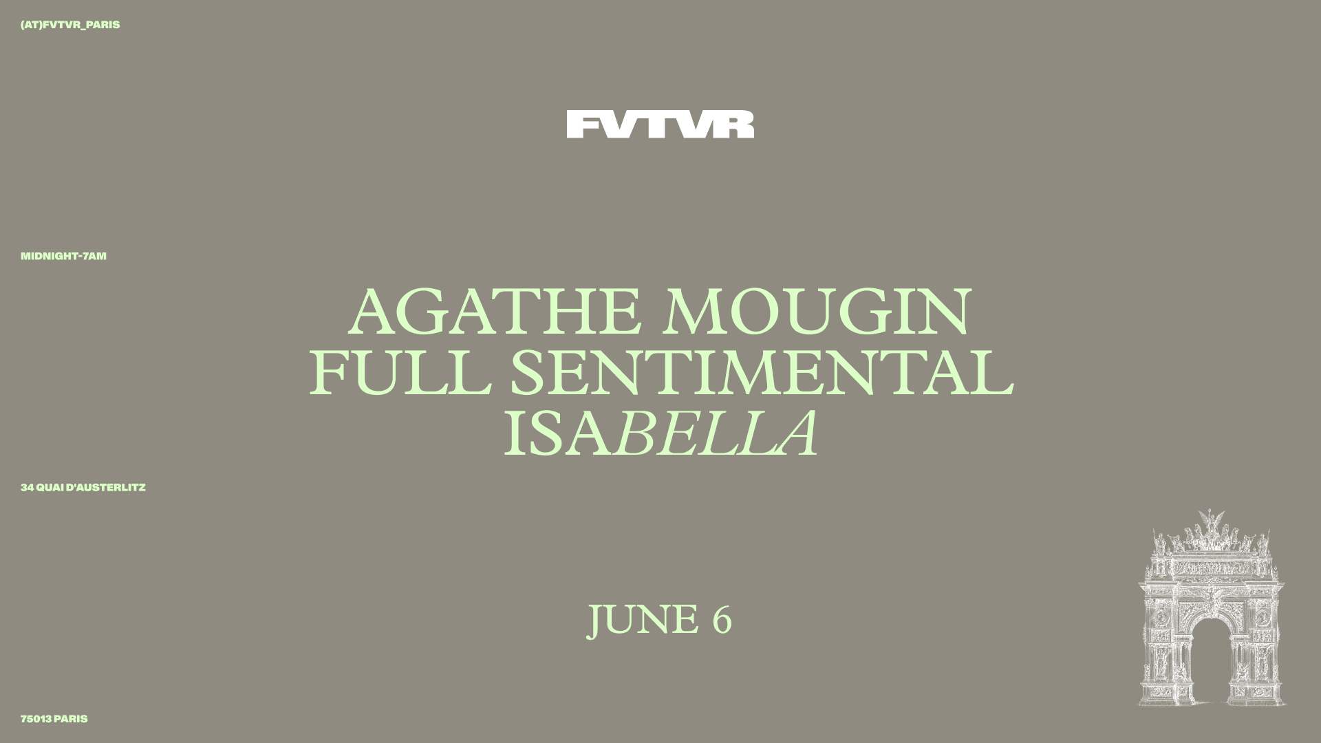 Agathe Mougin, Full Sentimental, Isabella Cover