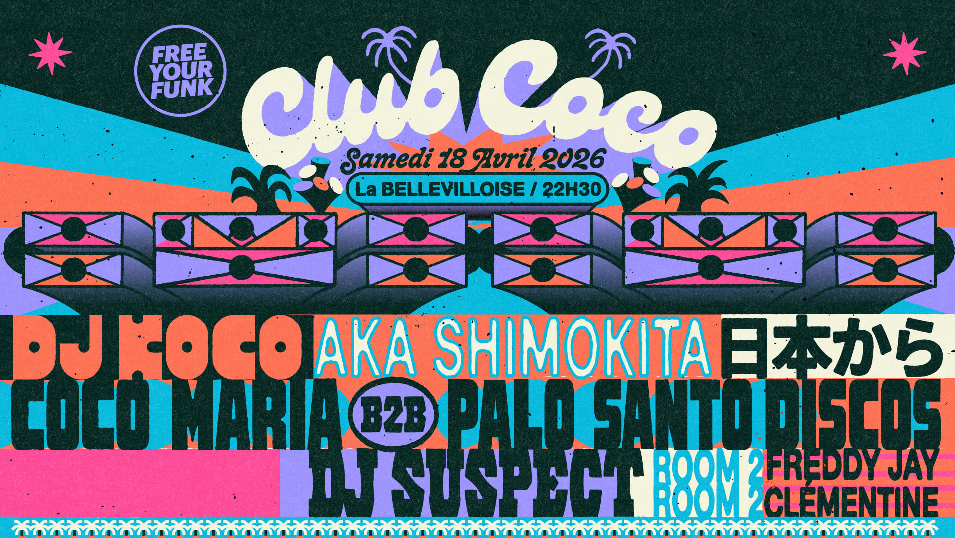 Free Your Funk : Dj Koco Aka Shimokita, Coco Maria And More Cover