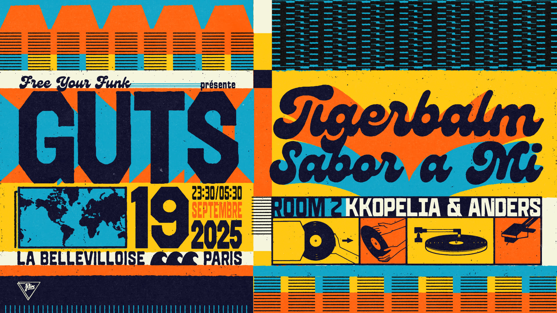 Free Your Funk | Guts - Tigerbalm - Sabor A MI | 19.09 Cover