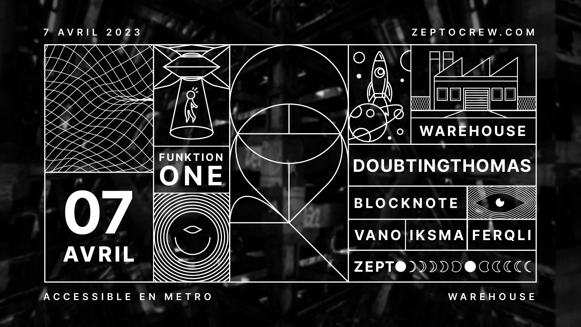 Zepto Warehouse W/ Doubtingthomas Cover