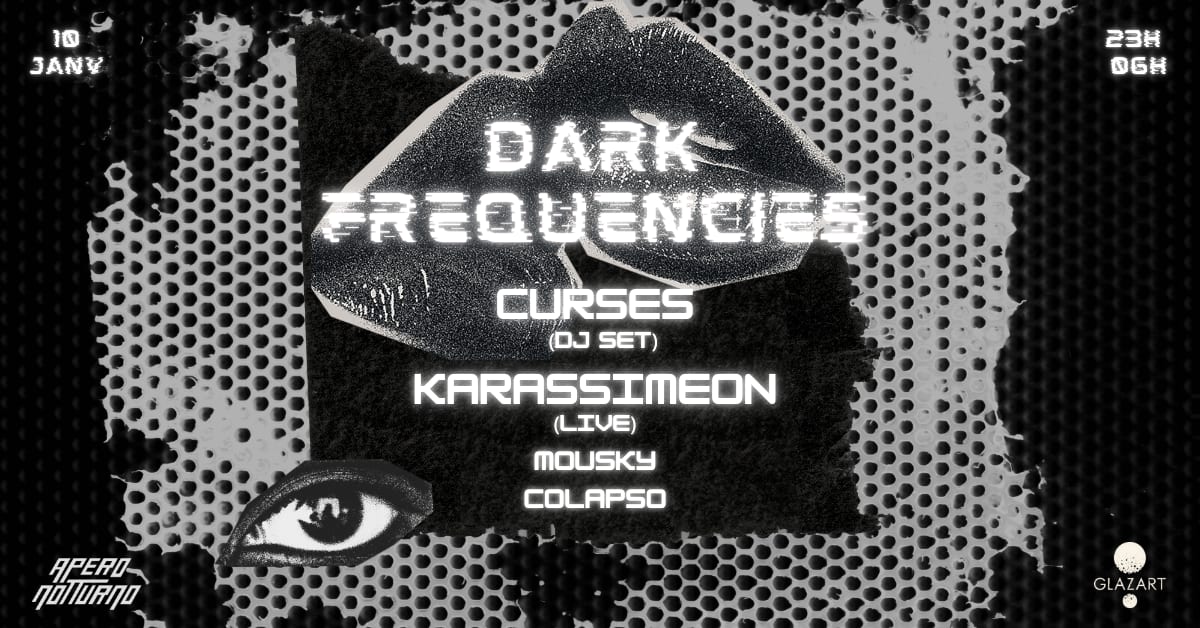 Dark Frequencies: Curses • Karassimeon • Apéro Notturno Cover