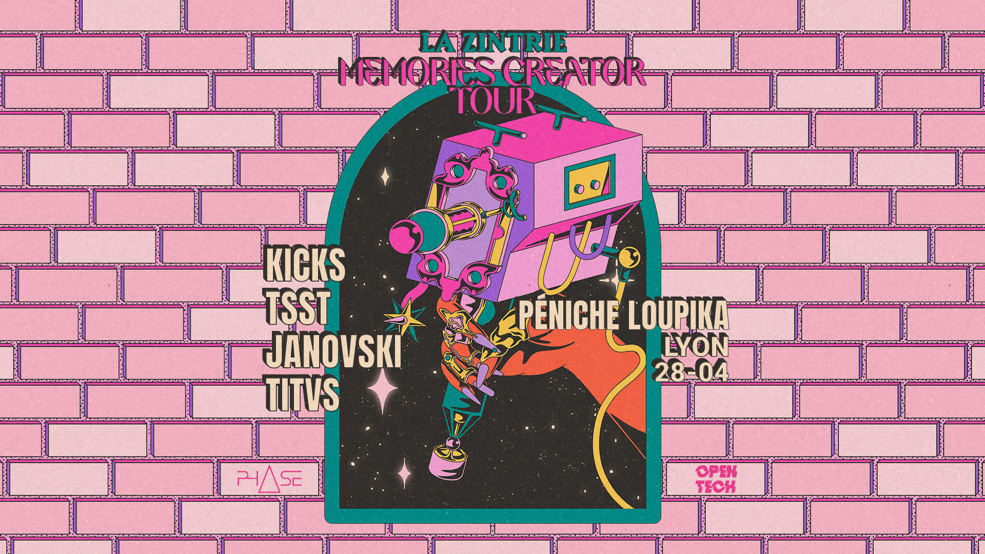 Open Tech #14 W/ La Zintrie Memories Creator Tour Cover