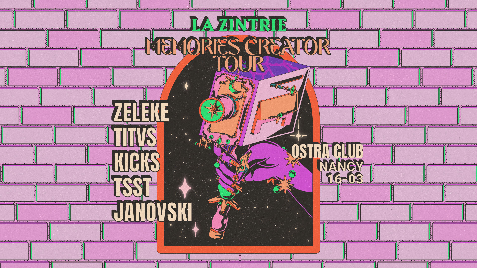La Zintrie Memories Creator Tour • Zntr All Stars • Nancy Cover