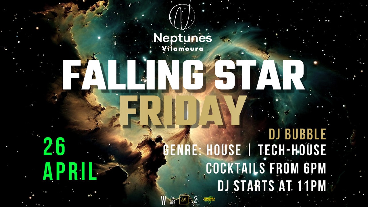 Falling Star Friday With Dj Bubble 26 April Cover