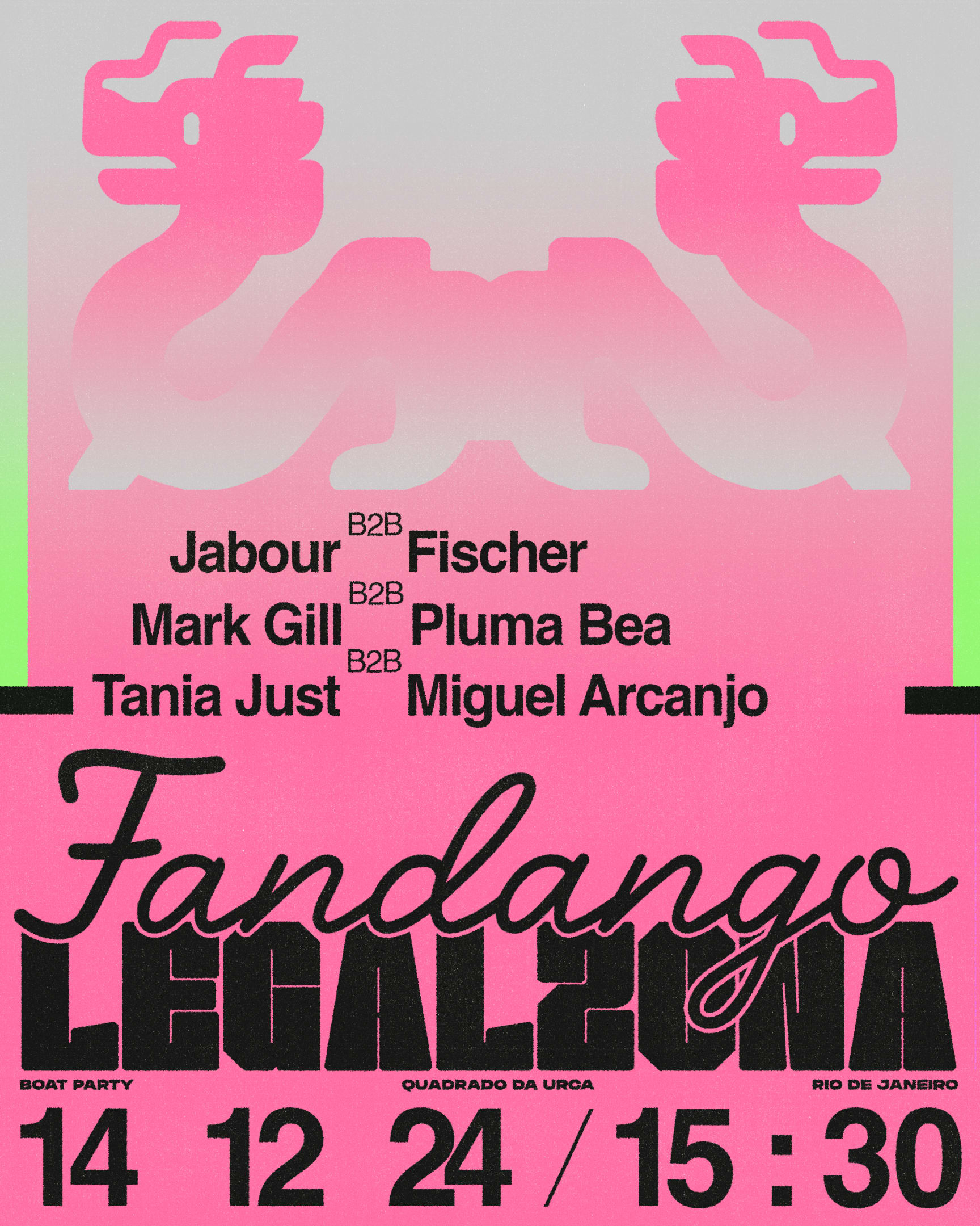 Fandango & Legalzona :: Boat Party :: 14/12/24 Cover