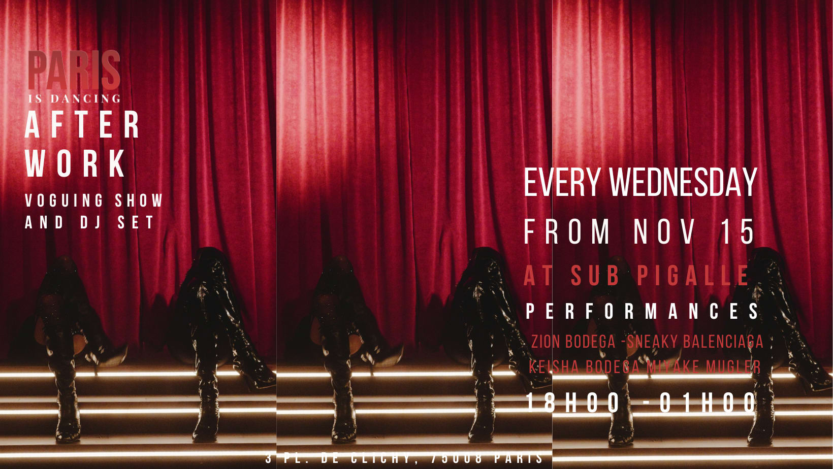 Pid Show 1-  Voguing Afterwork By Paris Is Dancing Cover