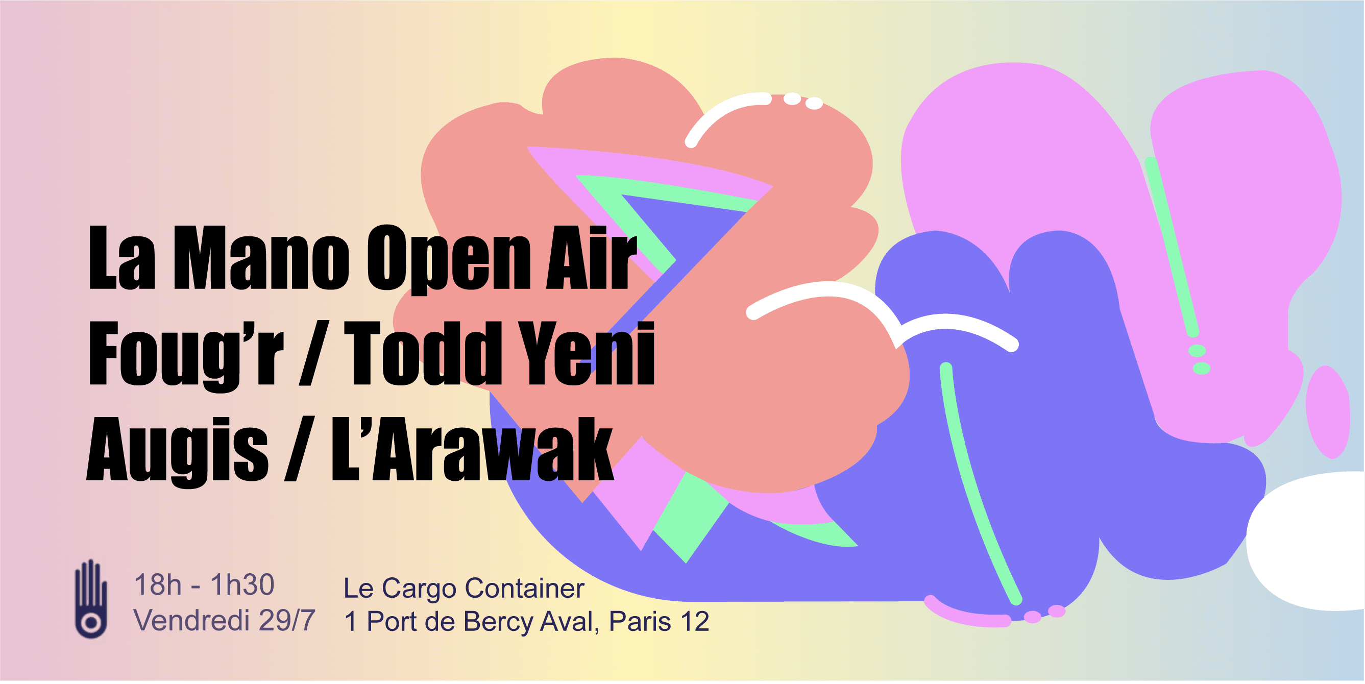 La Mano Open Air #5 W/ Foug'r, Todd Yeni, Augis & L'arawak Cover