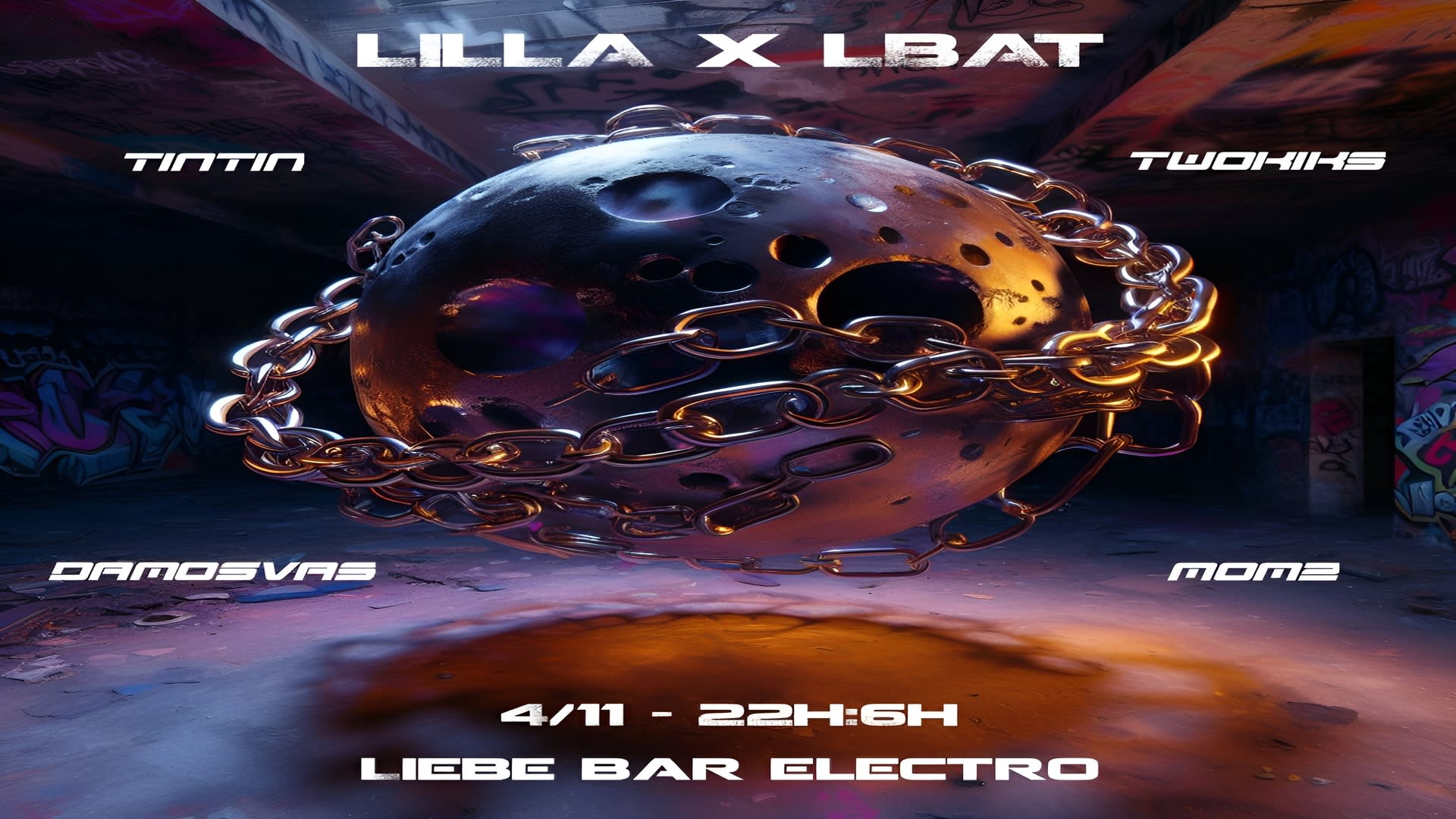 Lilla X Lbat @ Liebe Bar Electro [Paris] - 04/11/23 Cover