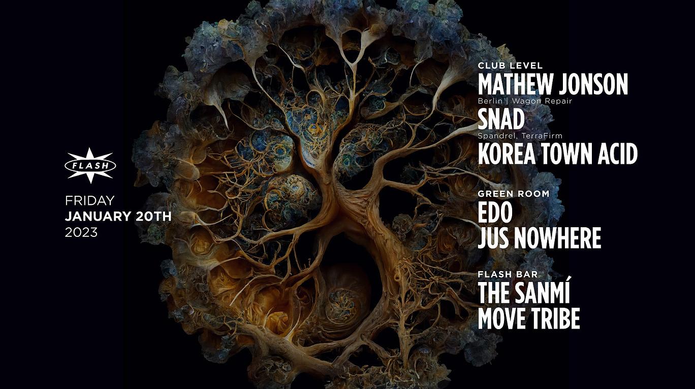 Mathew Jonson - Snad - Korea Town Acid Cover