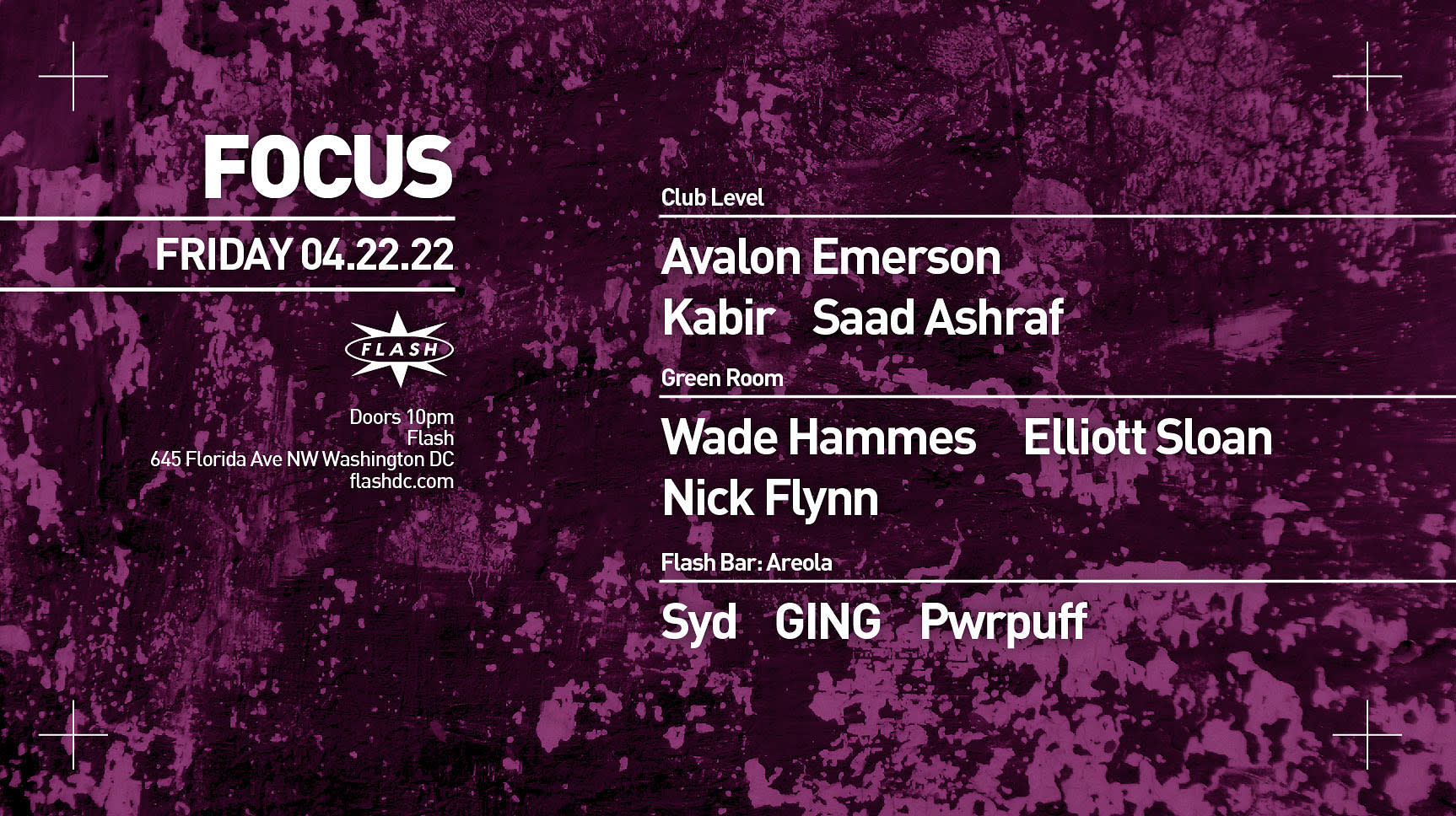 Focus: Avalon Emerson - Saad Ashraf - Kabir - Nick Flynn Cover