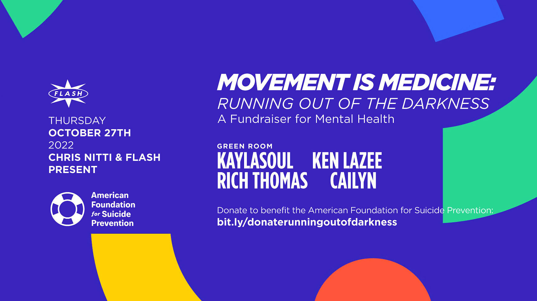 Movement Is Medicine: A Fundraiser For Mental Health Cover