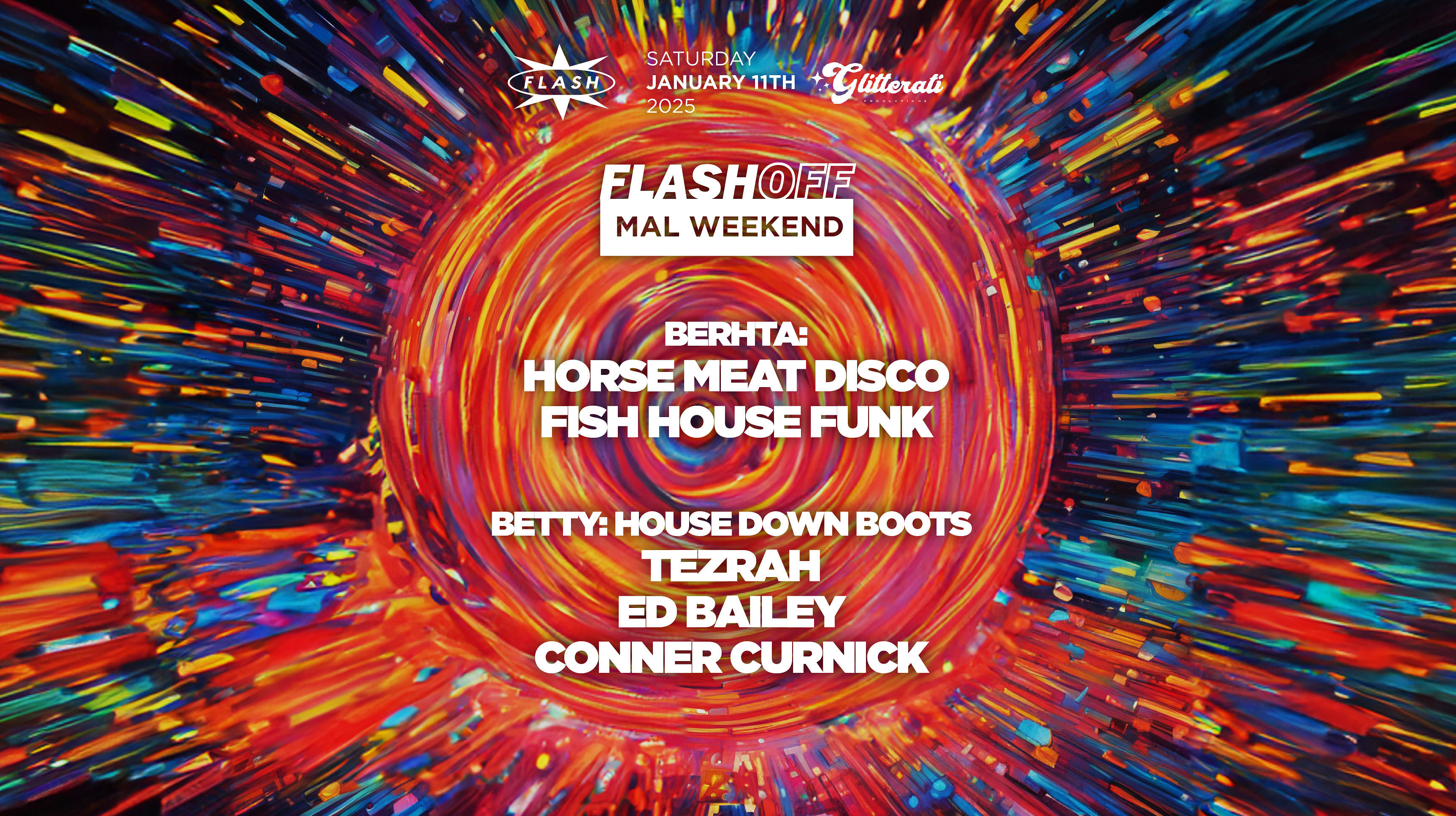Flash-Off X Mal Weekend: Horse Meat Disco Cover