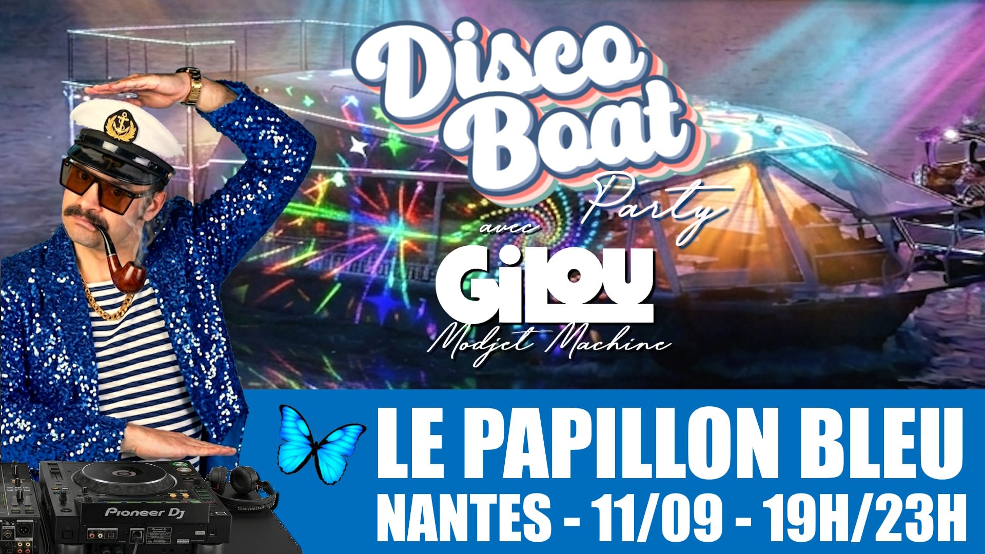Gilou Disco Boat Party Cover