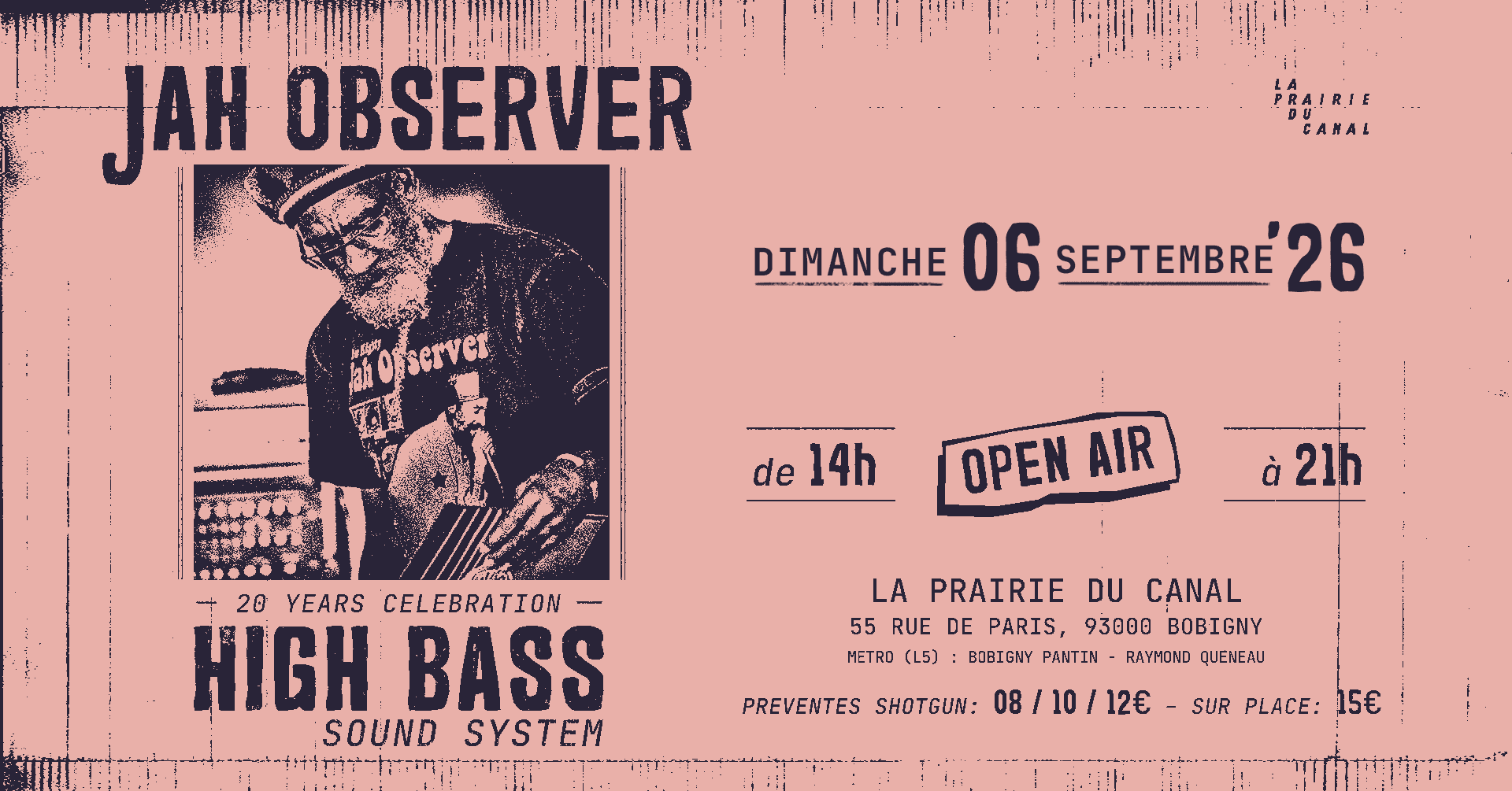 Jah Observer X High Bass Sound System (20 Years Celebration) Cover